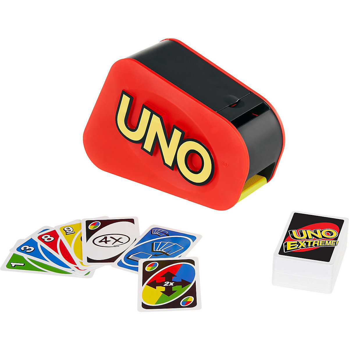 Mattel Games UNO Extreme, Kartenspiel, Kinderspiel, Gesellschaftsspiel