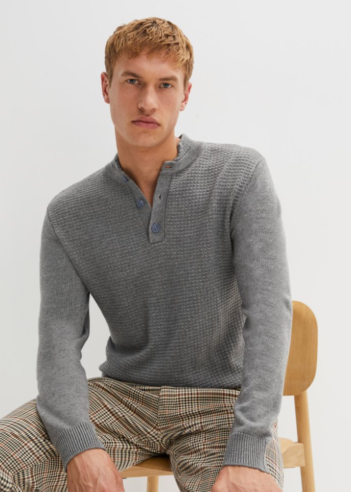 Pullover mit Stehkragen