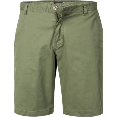 Fynch-Hatton, Shorts, Modern Fit, Baumwolle, olivgrün