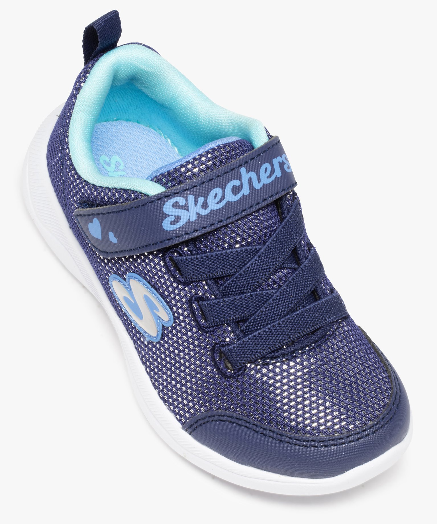 Baskets fille effet pailleté - Sketchers marine | GEMO