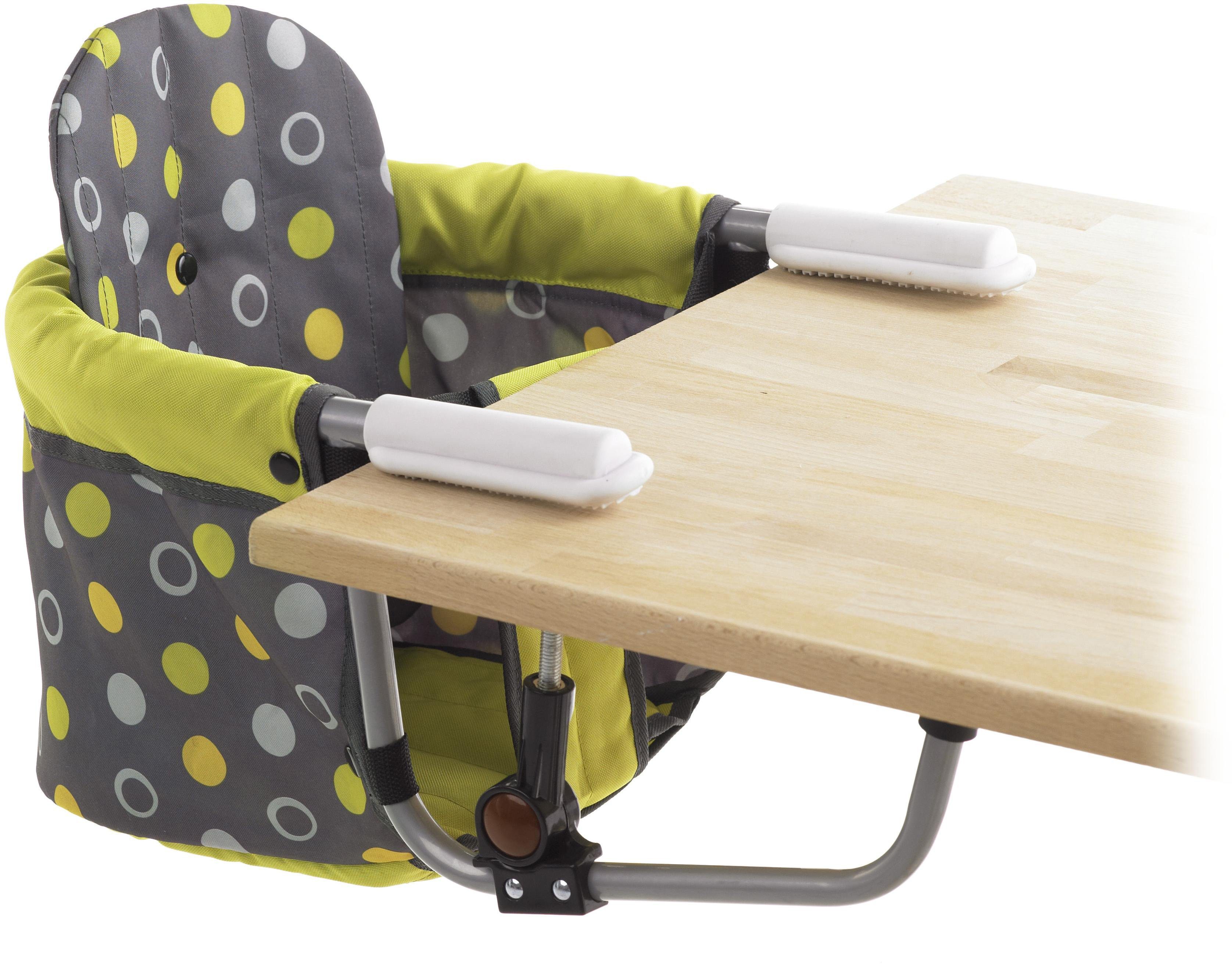 CHIC4BABY Tischsitz Relax, Lemontree, platzsparend zusammenfaltbar
