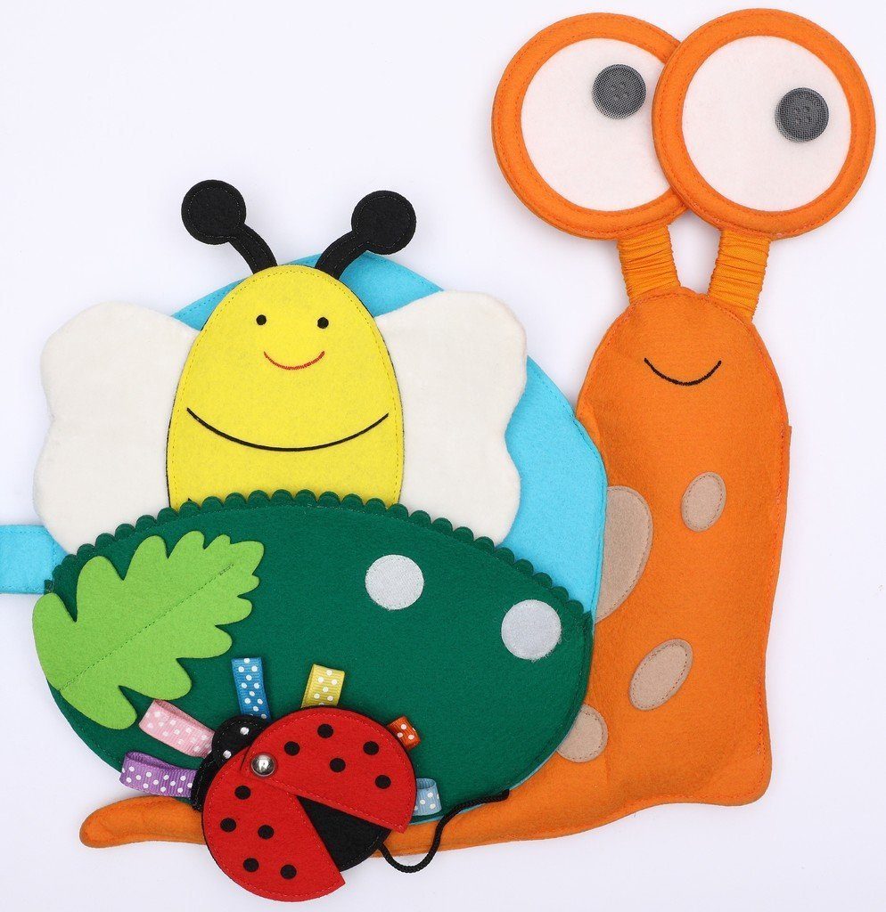 Jolly Designs Lernspielzeug Travel Buddy Schnecke