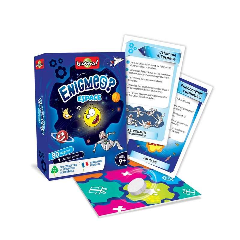Jeu de cartes Enigmes Espace Bioviva