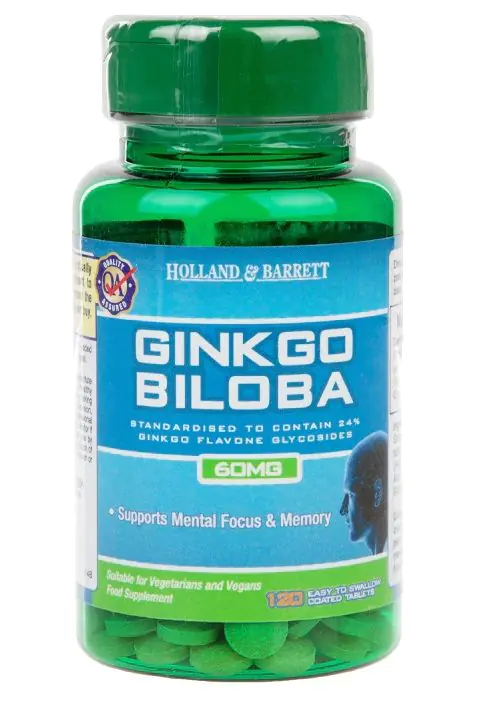 Holland & Barret Ginkgo Biloba 60 mg, tablete