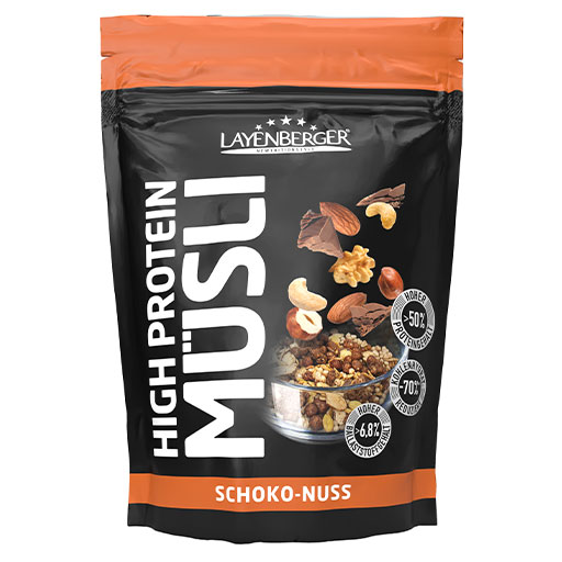 LAYENBERGER High Protein Müsli Schoko-Nuss  390 g