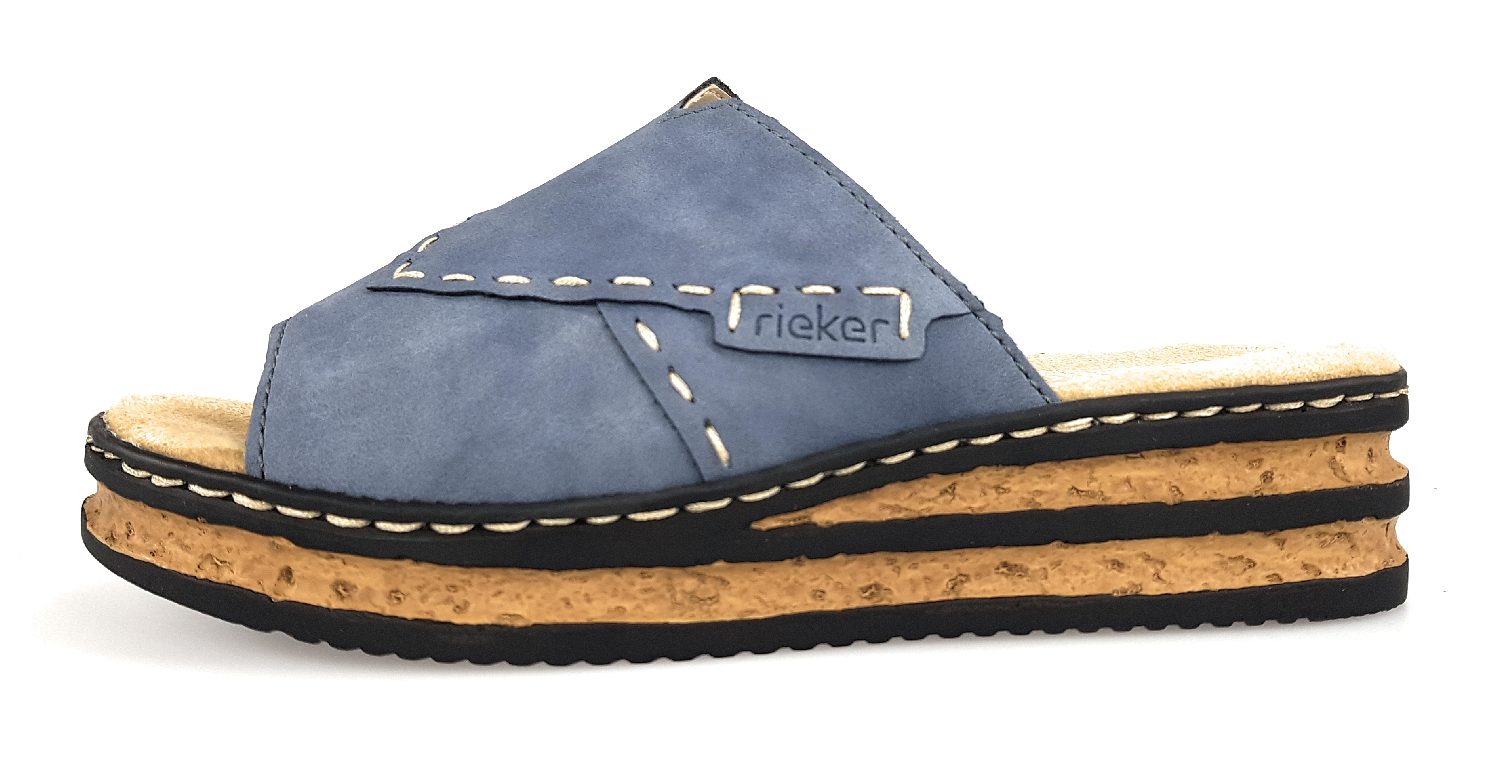 Rieker Nabukino 62987-10 Blau 10 light blue