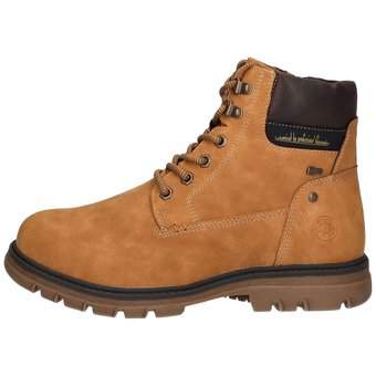 Relife Schnür Boots in gelb