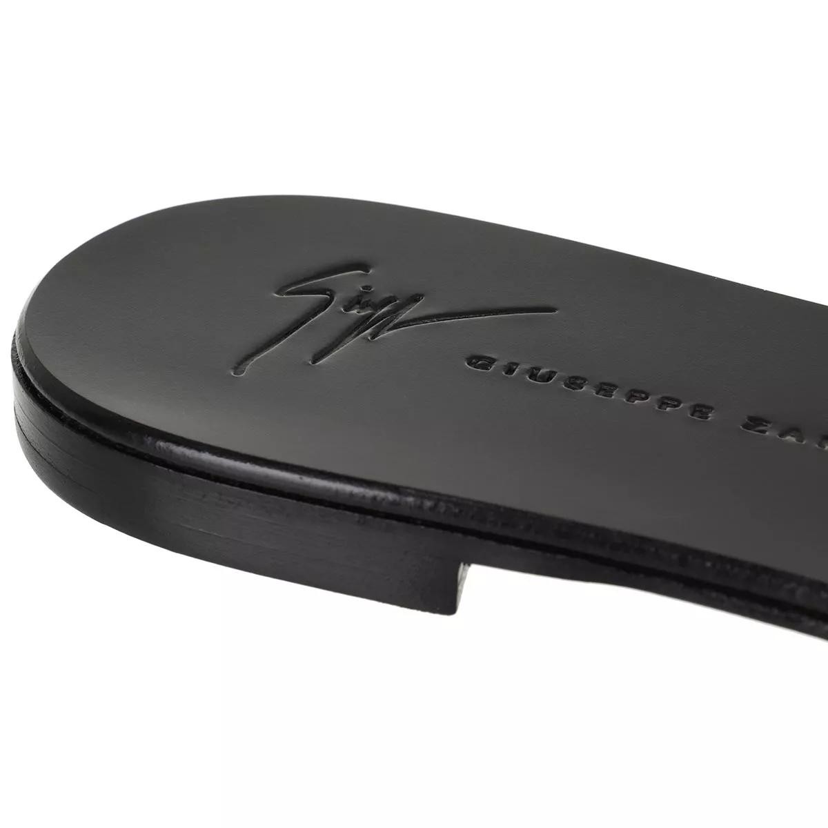 GIUSEPPE ZANOTTI Pantoletten schwarz Slide