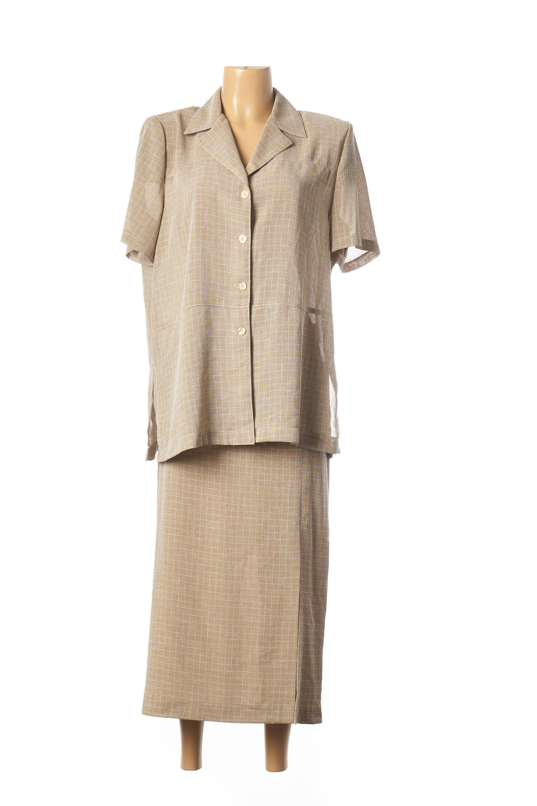 Paris Ensembles Jupe Femme couleur beige