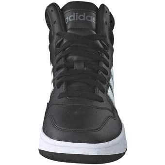 adidas Hoops 3.0 Mid Sneaker in schwarz