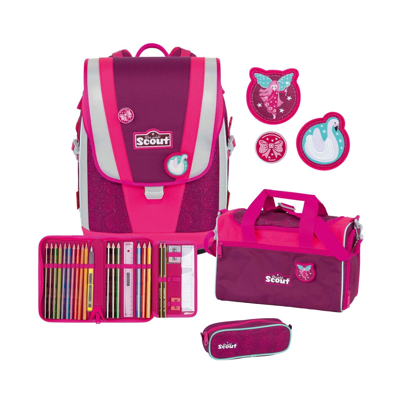 SCOUT Handtaschen lila/pink 754006 Set Ultra shimmer