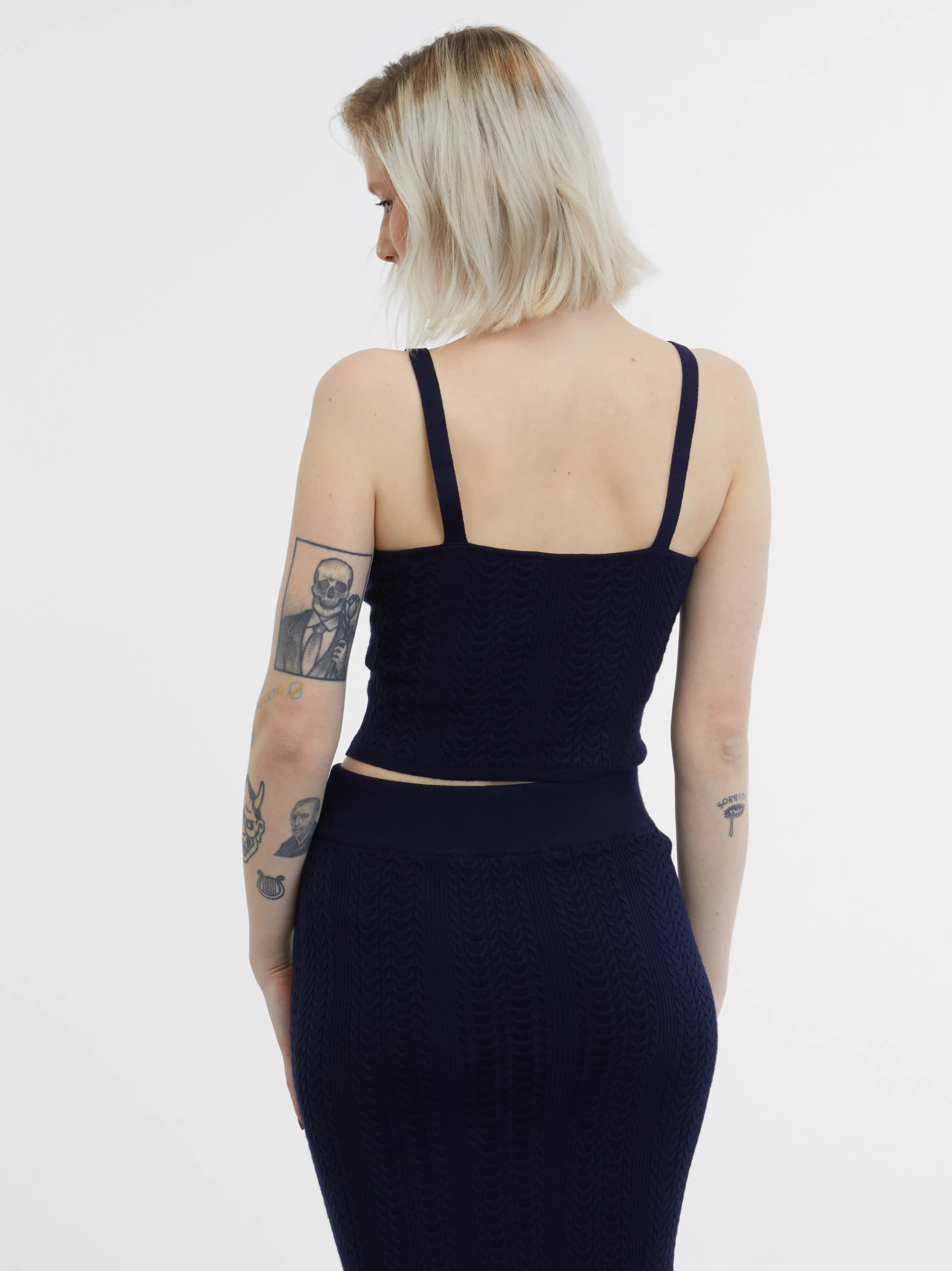 Dunkelblaues Damen-Top ORSAY