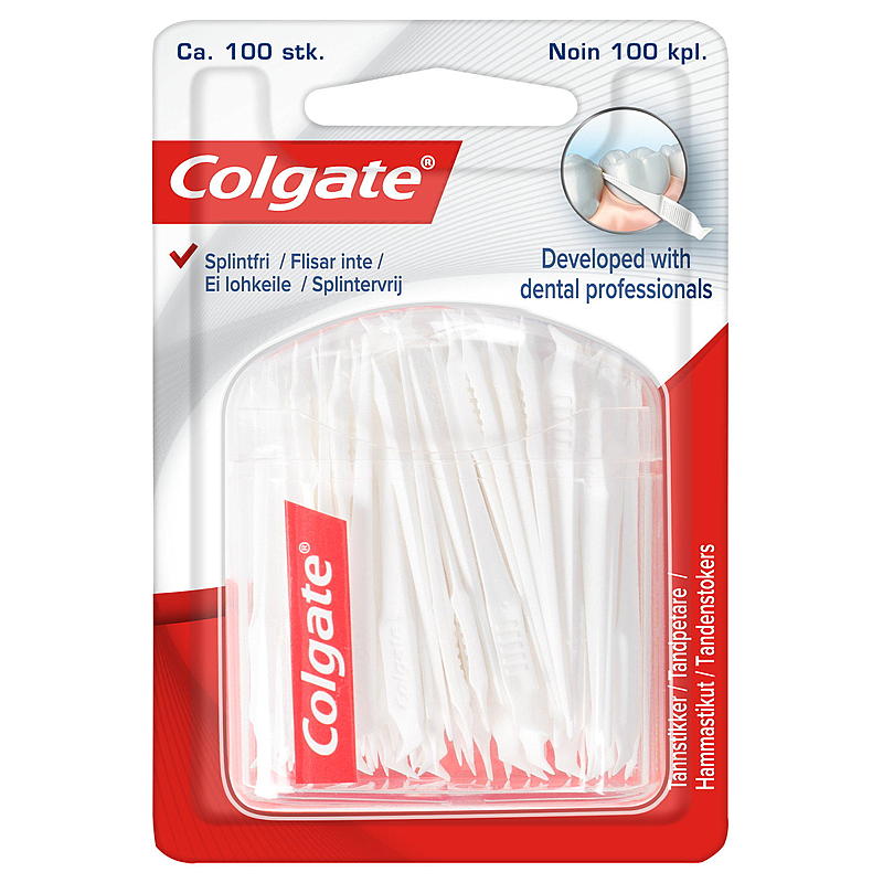 Colgate Tannstikker Colgate 100 stk, plast