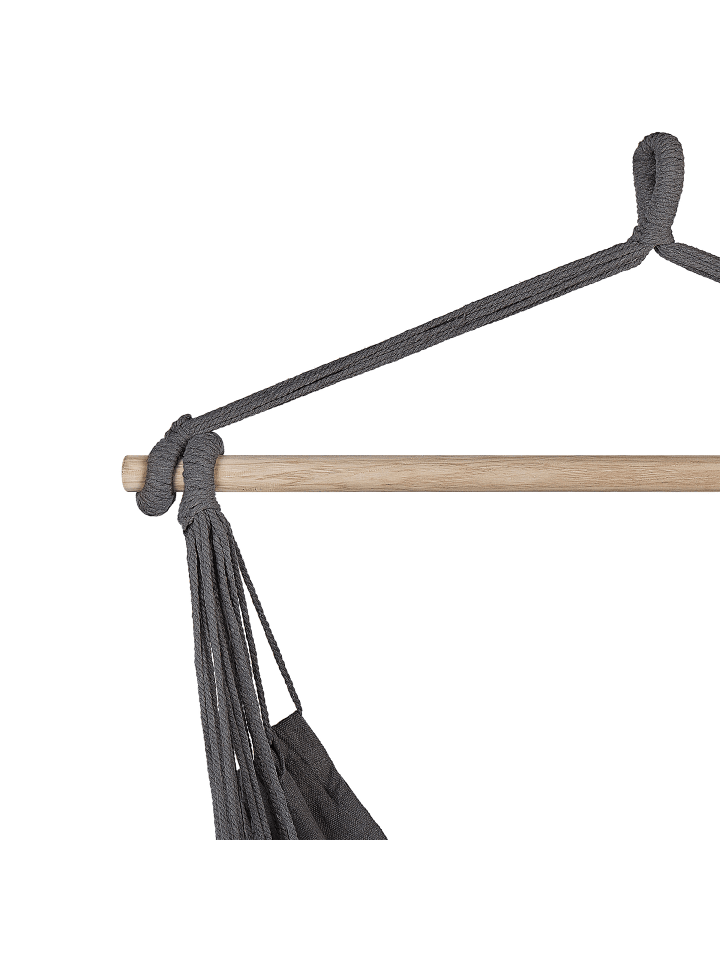 Beliani Hängesessel BONEA in Grau - (W) 95 x (H) 125 x (L) 55 cm günstig kaufen onesize