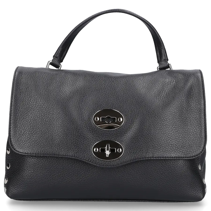 Zanellato - Schultertasche S POSTINA DAILY Schwarz - schwarz