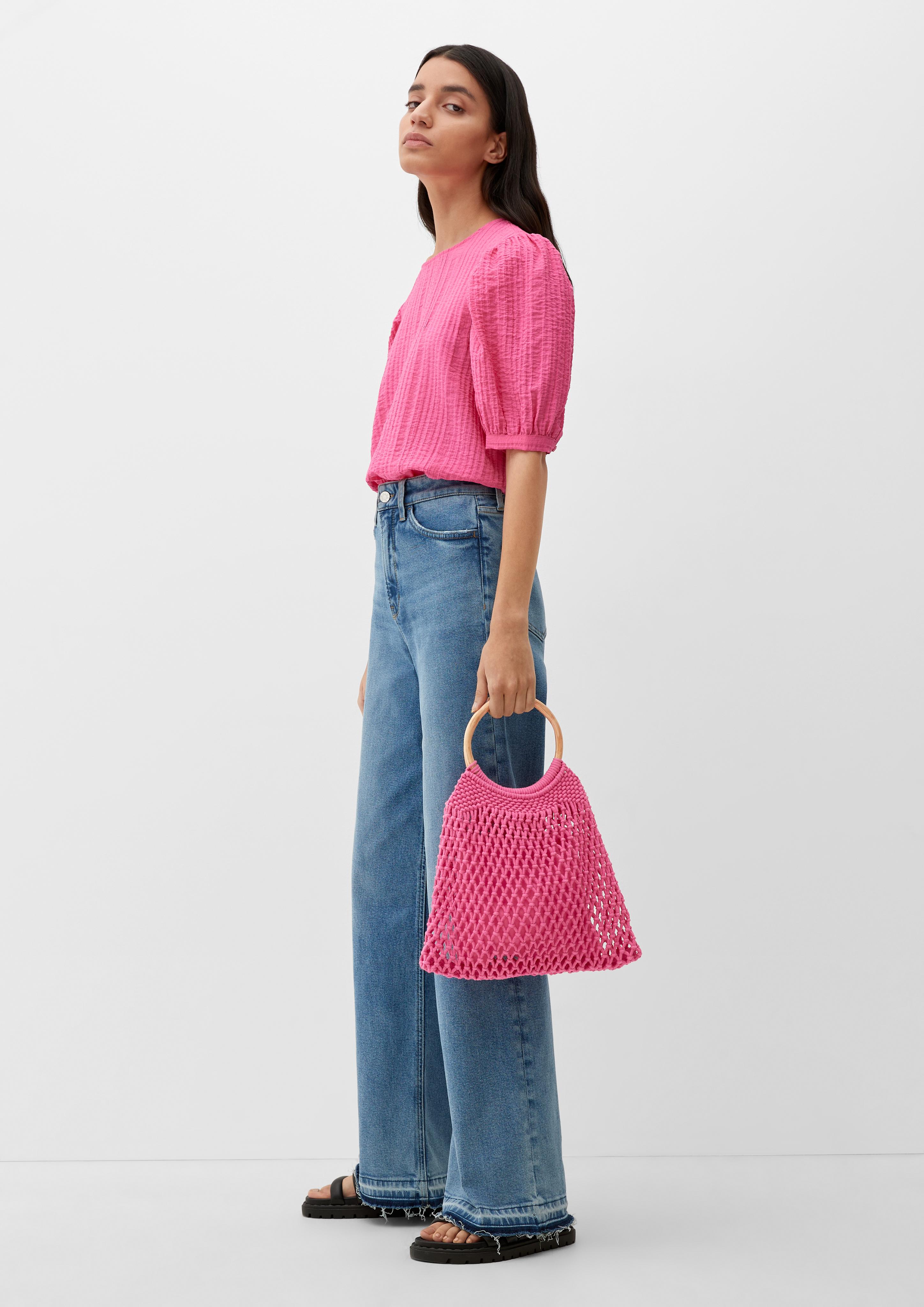 Makramee-Shopper mit Holzgriff  2129936-4426