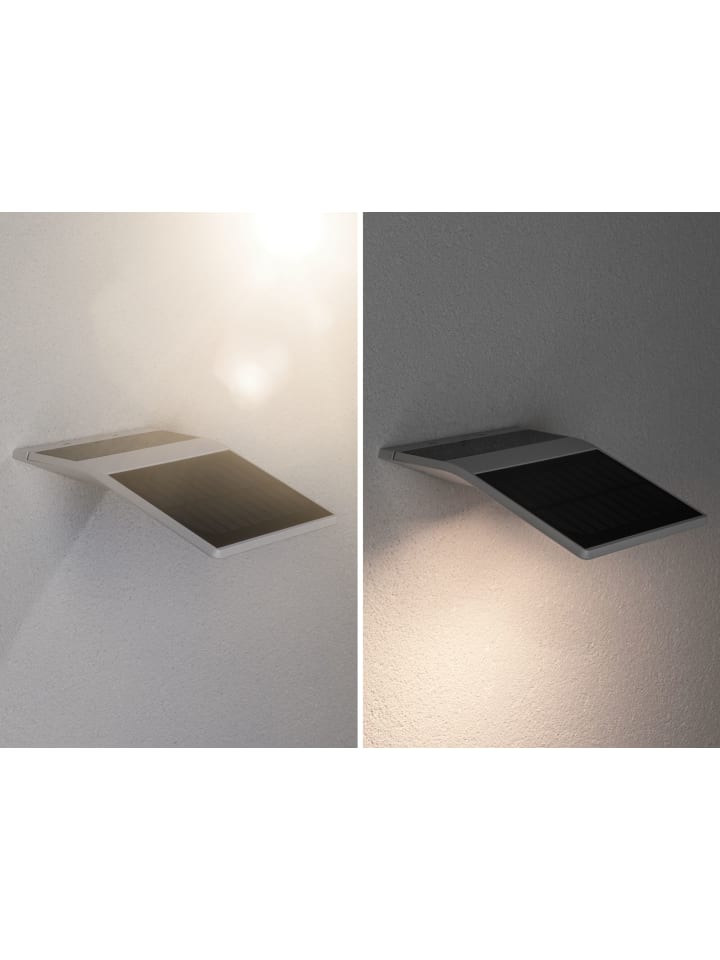 paulmann Outdoor Solar Wandleuchte Yoko Weiß günstig kaufen onesize
