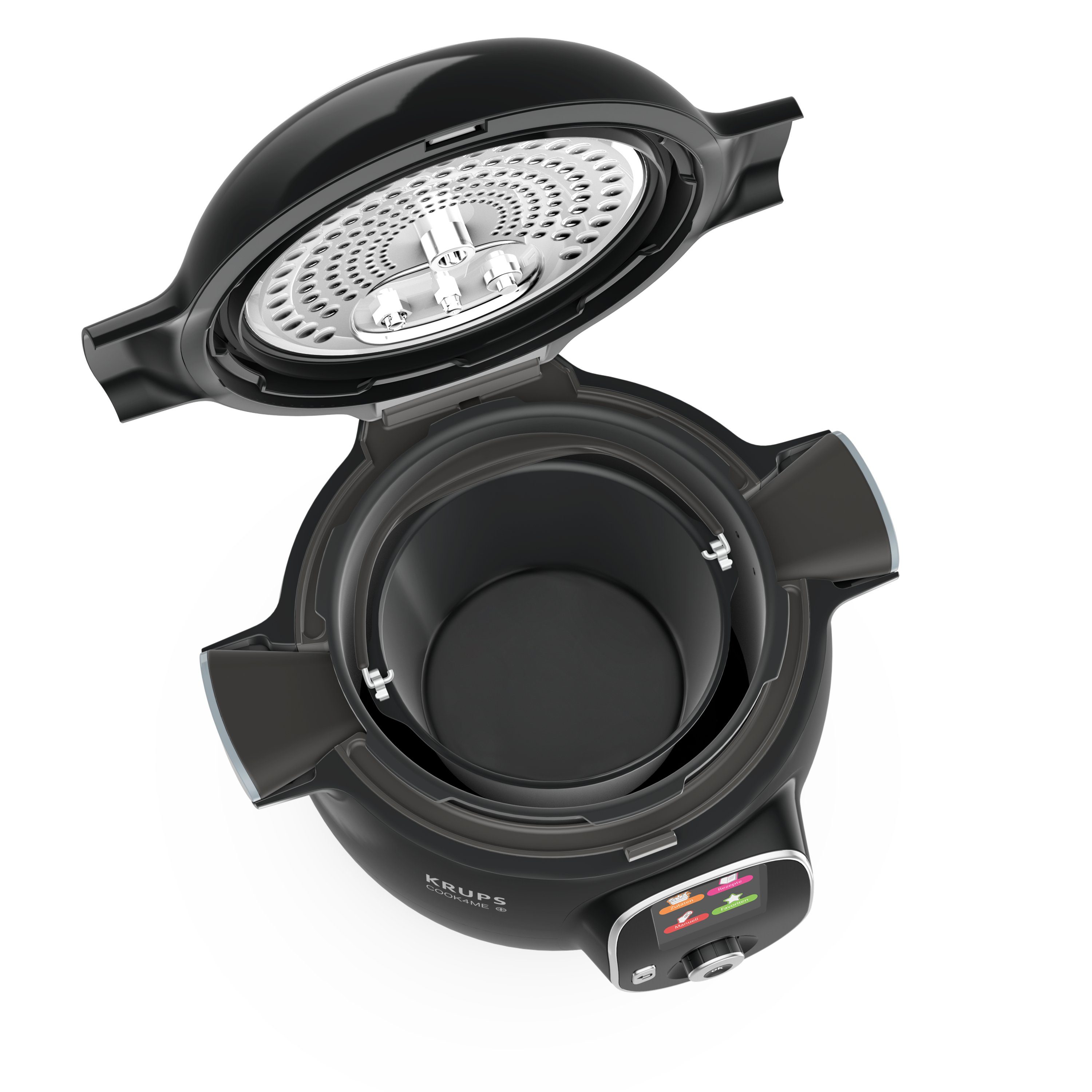 Krups Multikocher Multikocher Cook4me+ Gourmet CZ7128, 1600 W, 6,00 l Schüssel, 150 vorinstallierten Rezepten, Antihaft Kochbehälter