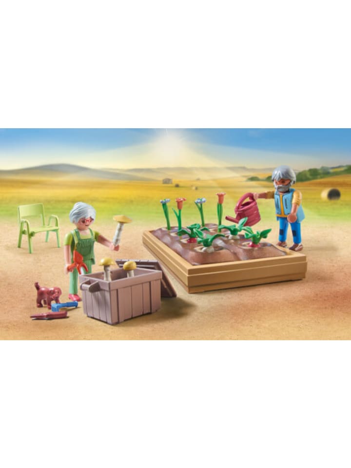 Playmobil Spielfigur Set Country Idyllischer Gemüsegarten bei den Großeltern, 4-10 Jahre günstig kaufen onesize
