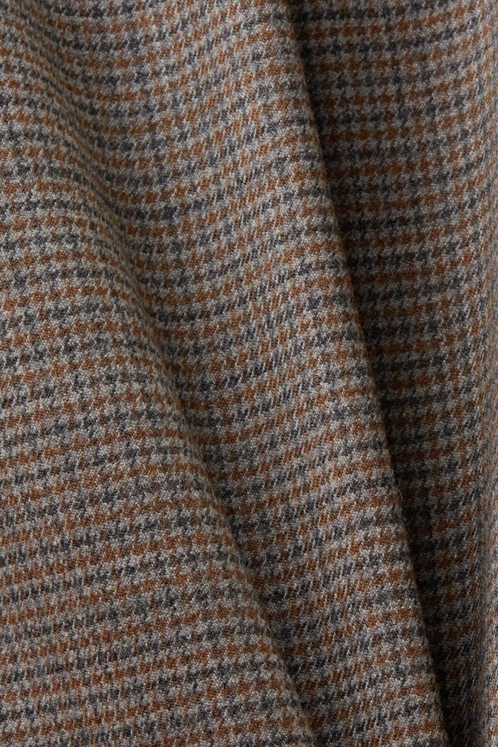 Wollhose mit Hahnentrittmuster
