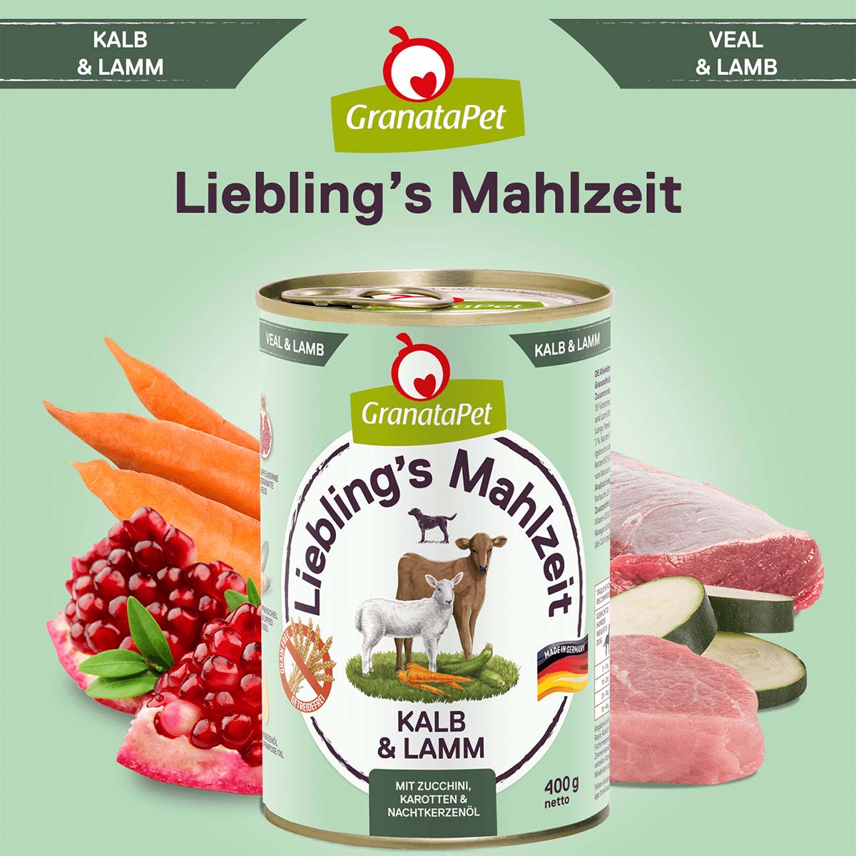 Granatapet Liebling´s Mahlzeit Kalb & Lamm kaufen bei ZooRoyal