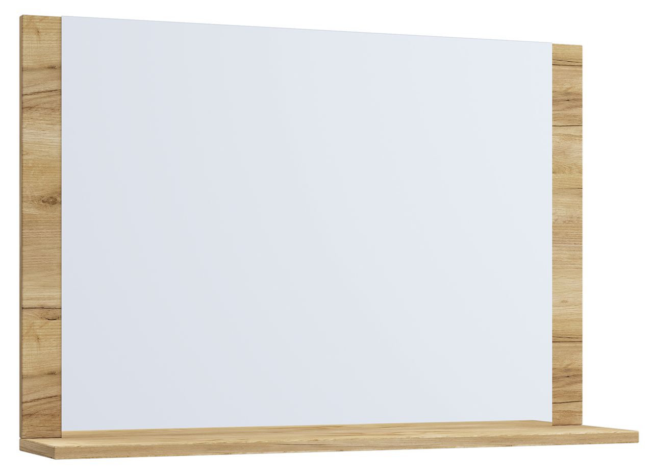 VCM Spiegel Lendas mit Ablage 80 cm Honig-Eiche