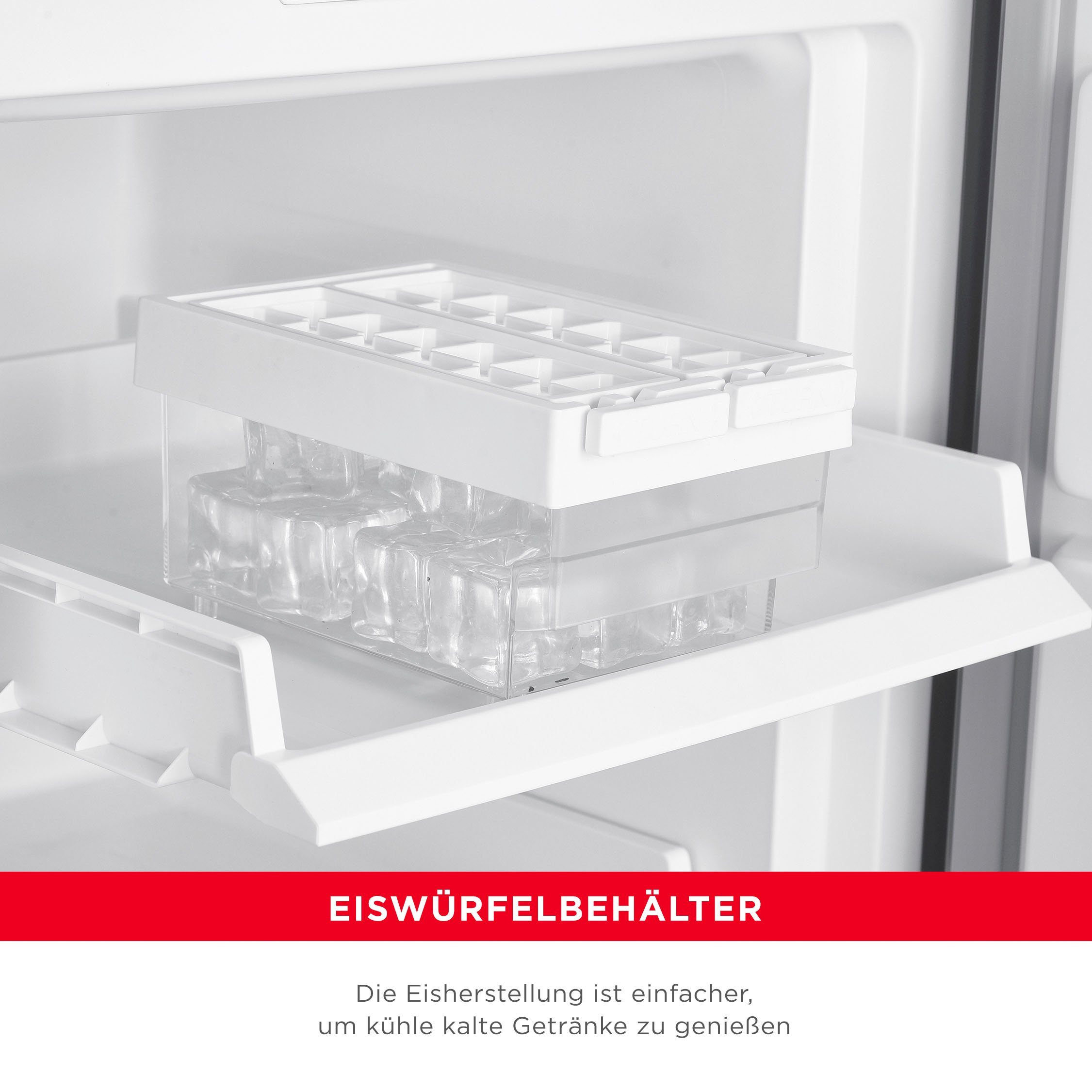 Hanseatic Gefrierschrank HGS14355DI, 142,6 cm hoch, 54,4 cm breit, QuickFreeze