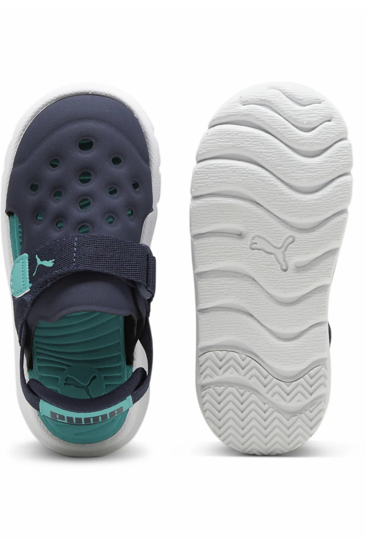 Puma  Sandalette - Blau - Flacher Absatz