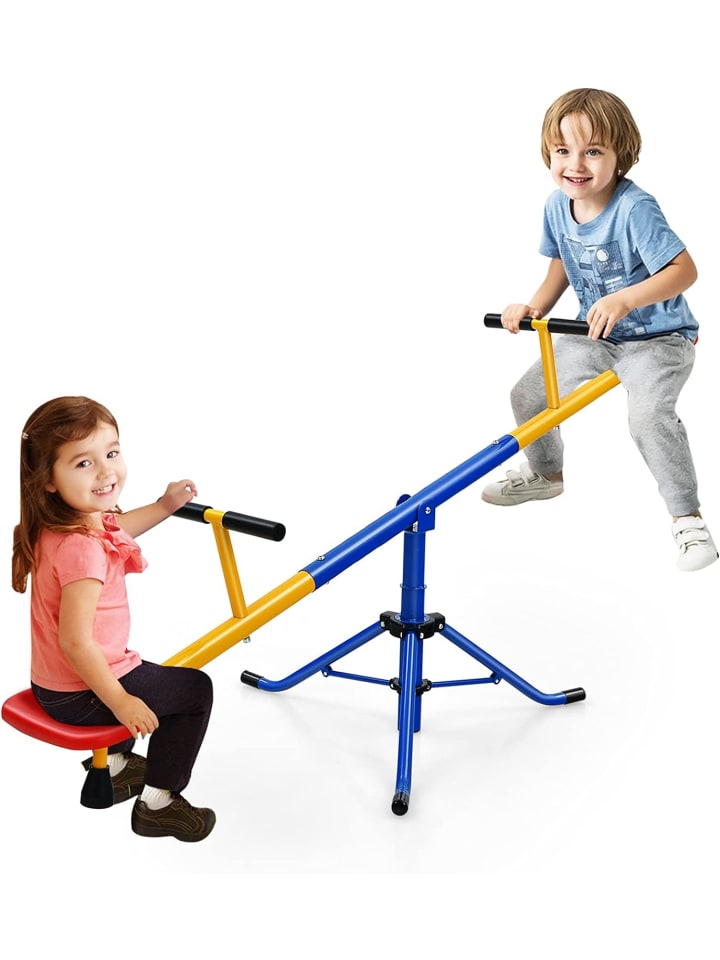 COSTWAY 2 Sitzer Schaukelwippe in Blau günstig kaufen onesize