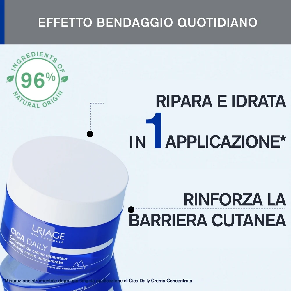 Crema reparadora concentrada CICA DAILY - Tratamiento reparador, tratamiento facial hidratante de 24 horas