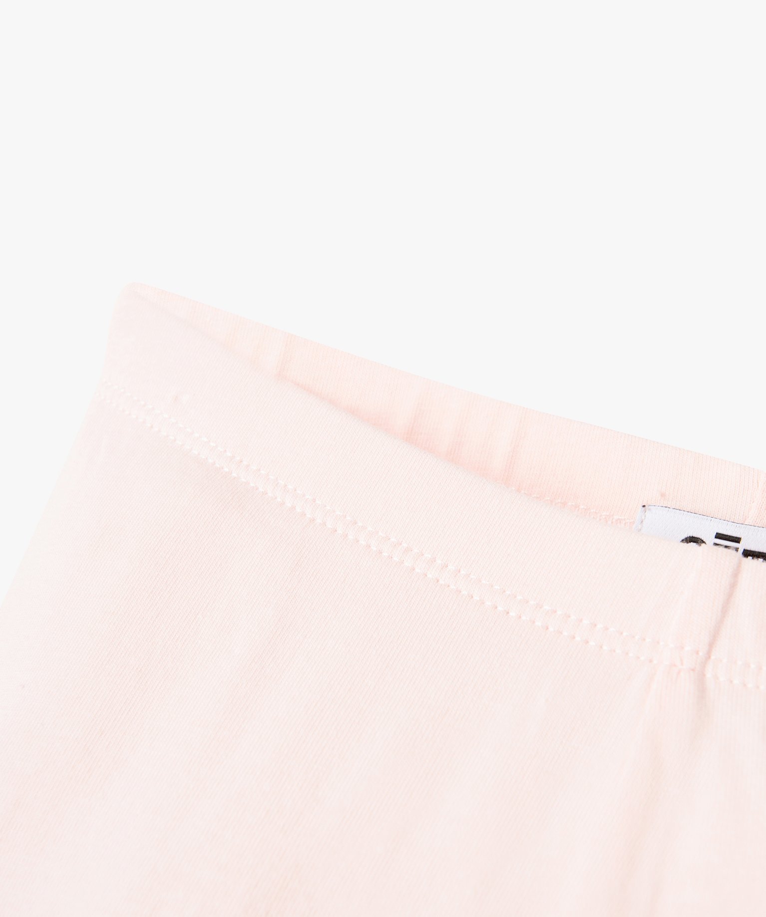 Legging fille long uni en coton stretch rose | GEMO