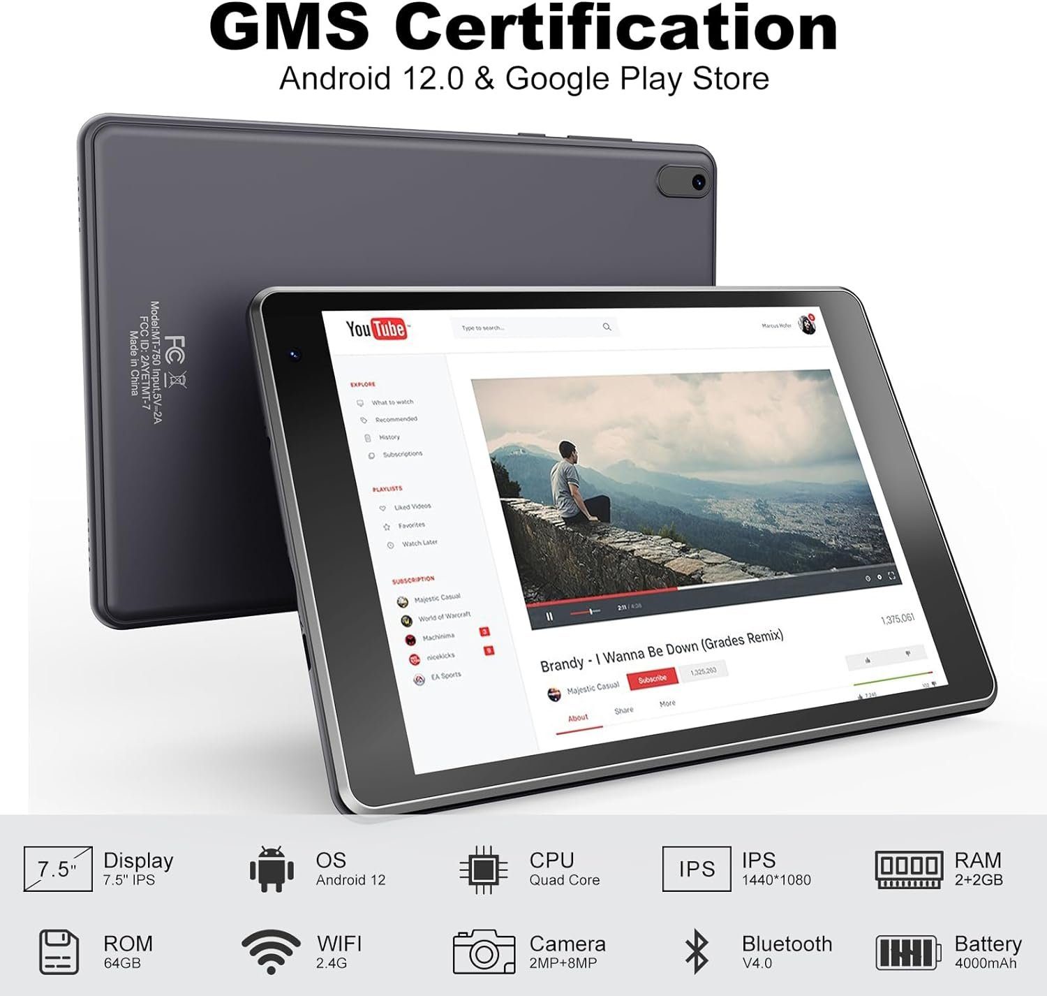 TJD Tablet (7,5