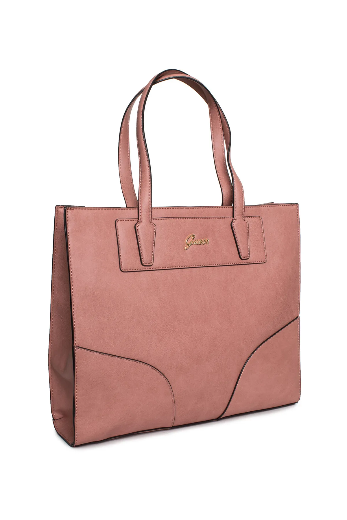 Guess  Umhängetasche, für Damen, einfarbig, mit Logo, Reißverschluss.Maße: 36,5 x 30,5 x 10 cm