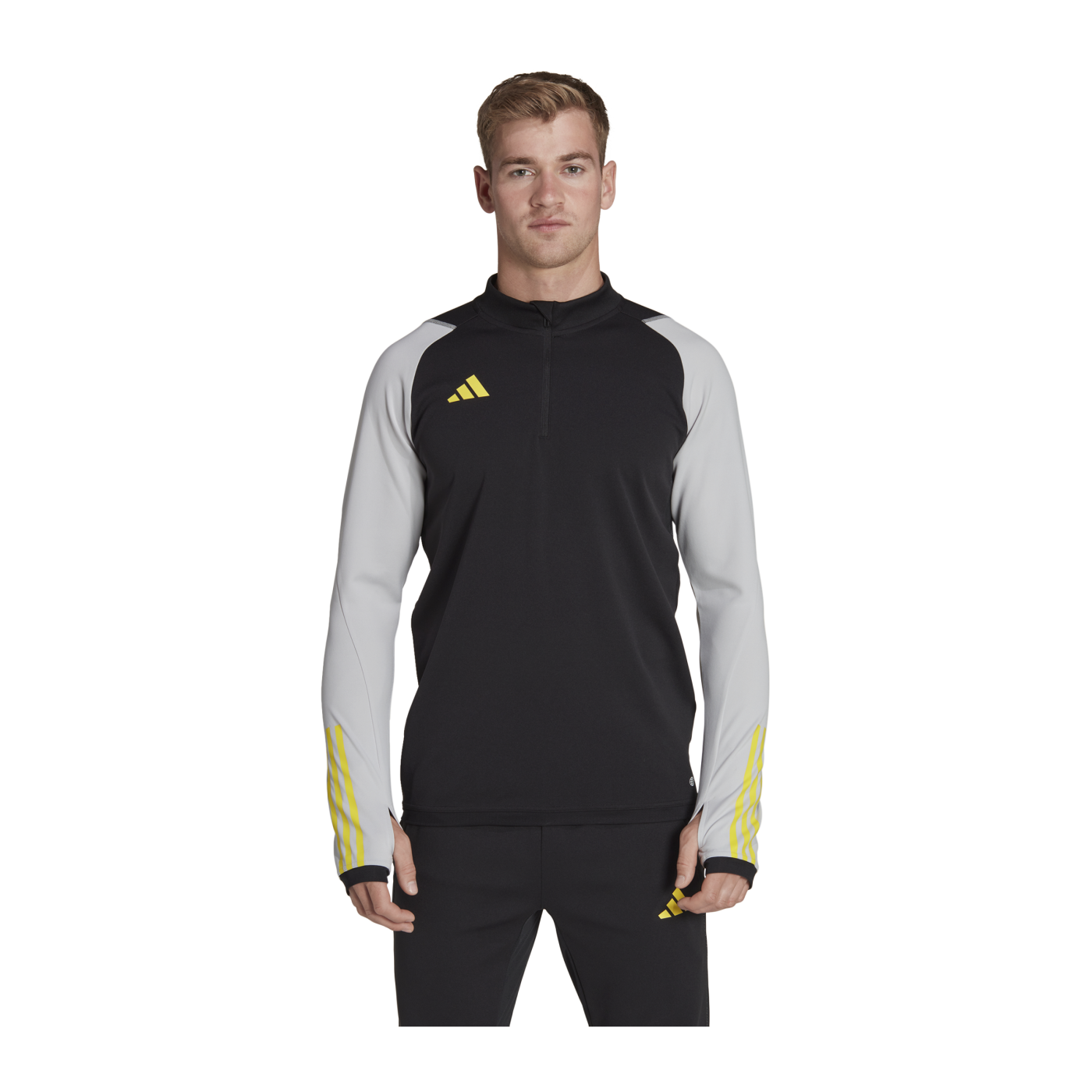 adidas Tiro 23 Competition Sweatshirt Schwarz Grau
