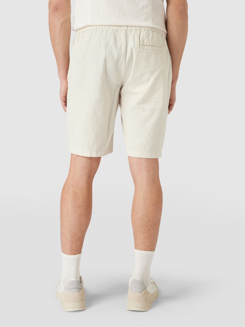 Shorts mit elastischem Bund in kitt