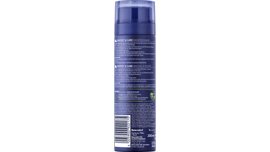 NIVEA MEN Protect+Care Rasierschaum 200 ml