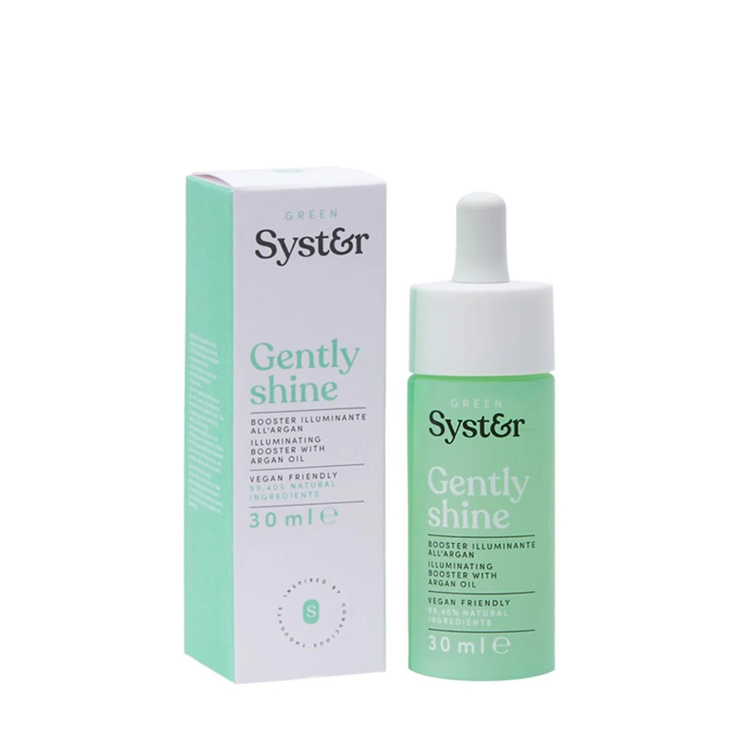 Syster Green Gently Shine - Kirkastava kasvoseerumi