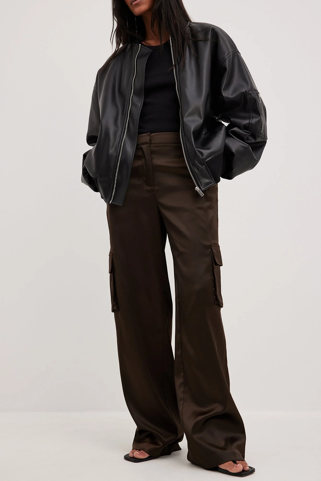 Cargo-Hose aus Satin