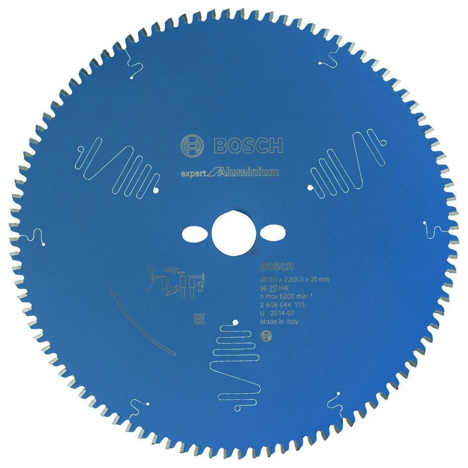 Bosch Blue Accessories 2608644115 Kovametallipyörösahanterä alumiinille, 305 x 30 x 96T