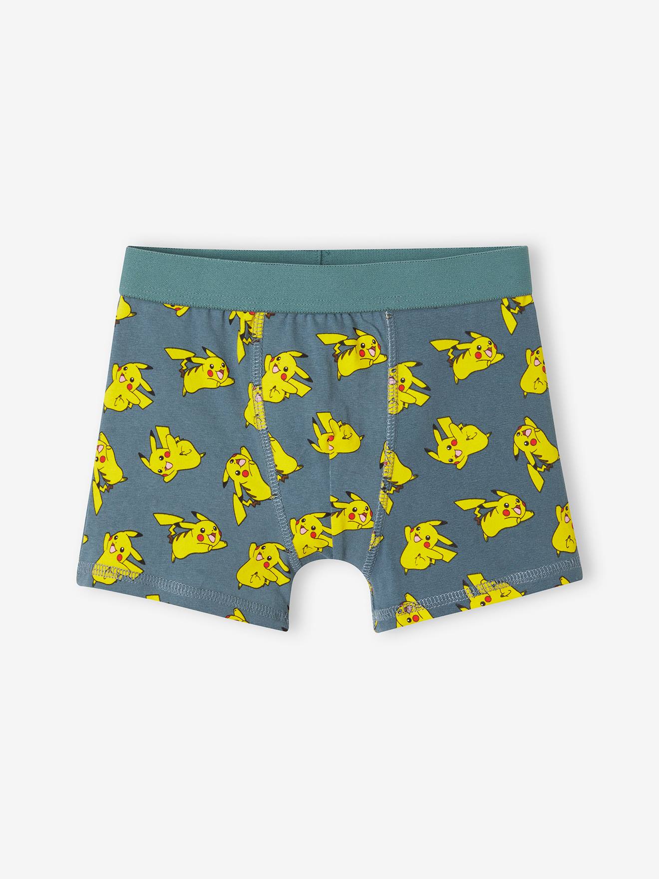 Pokemon 3er-Pack Jungen Boxershorts POKEMON - grün