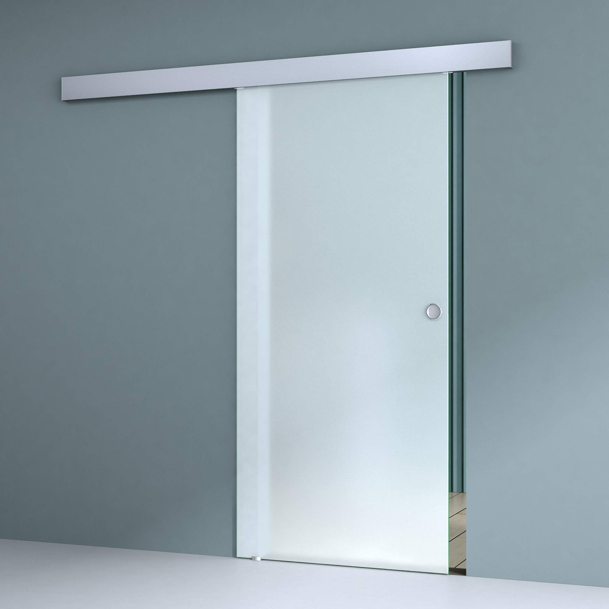 doporro Glasschiebetür doporro Glasschiebetür Amalfi ESG Sicherheitsglas satiniert