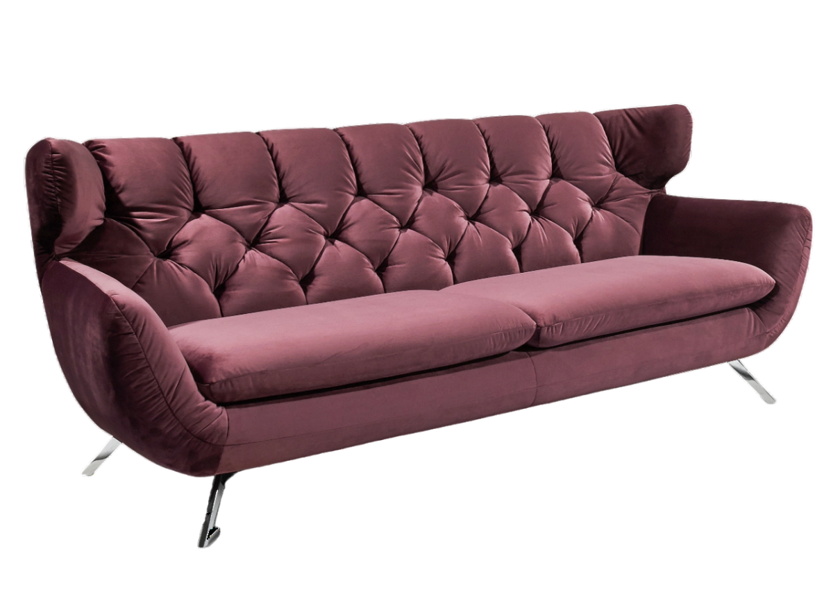 Sofa-Kultur 3-Sitzer Sixty Lila