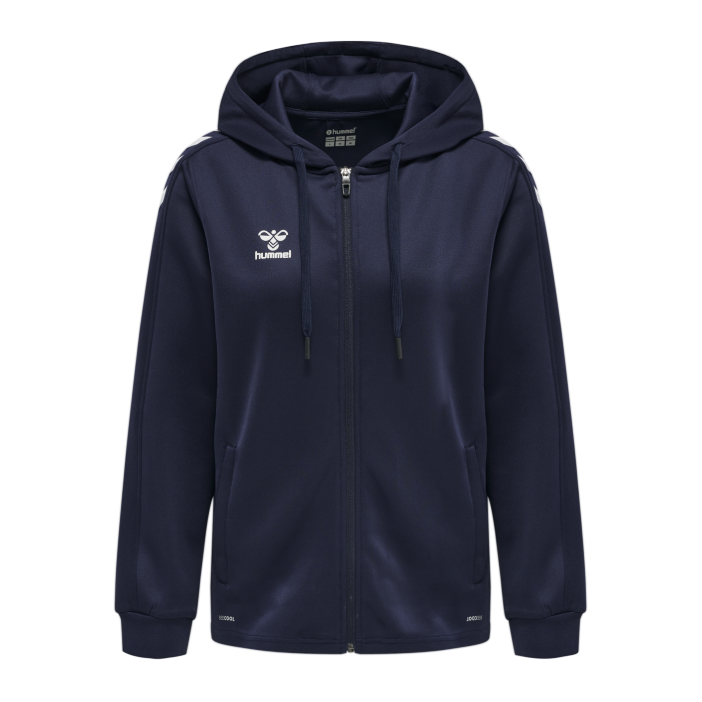 Hummel hmlCORE XK Kapuzenjacke Damen Blau F7026
