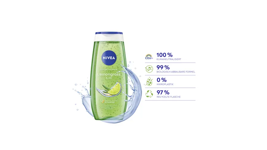 NIVEA Pflegedusche Lemongrass & Oil 250 ml