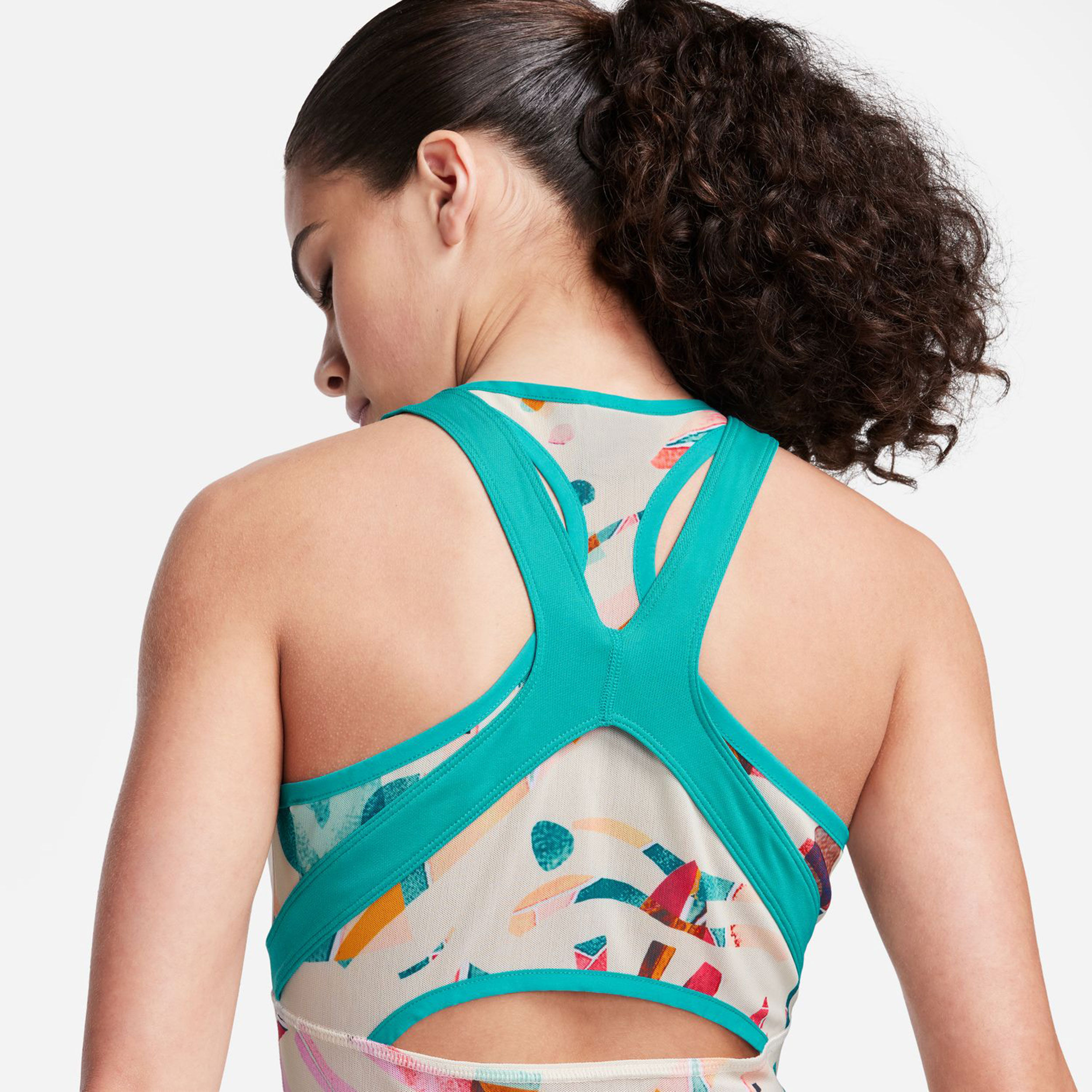 Dri-Fit Court Slam Kleid Damen - Mehrfarbig