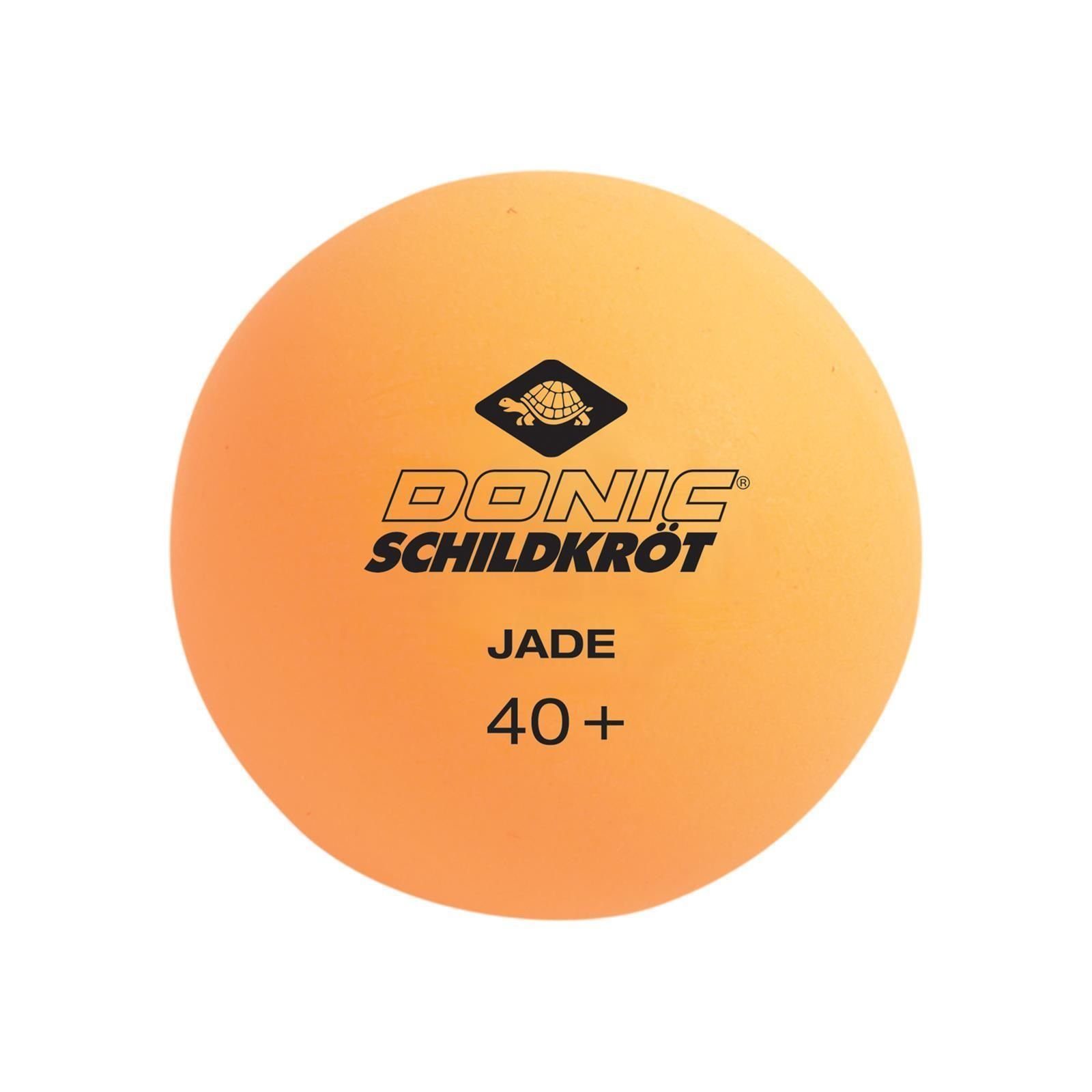 Donic-Schildkröt Tischtennisball Jade Poly 40+ 6 Stück orange, Tischtennis Bälle Tischtennisball Ball Balls