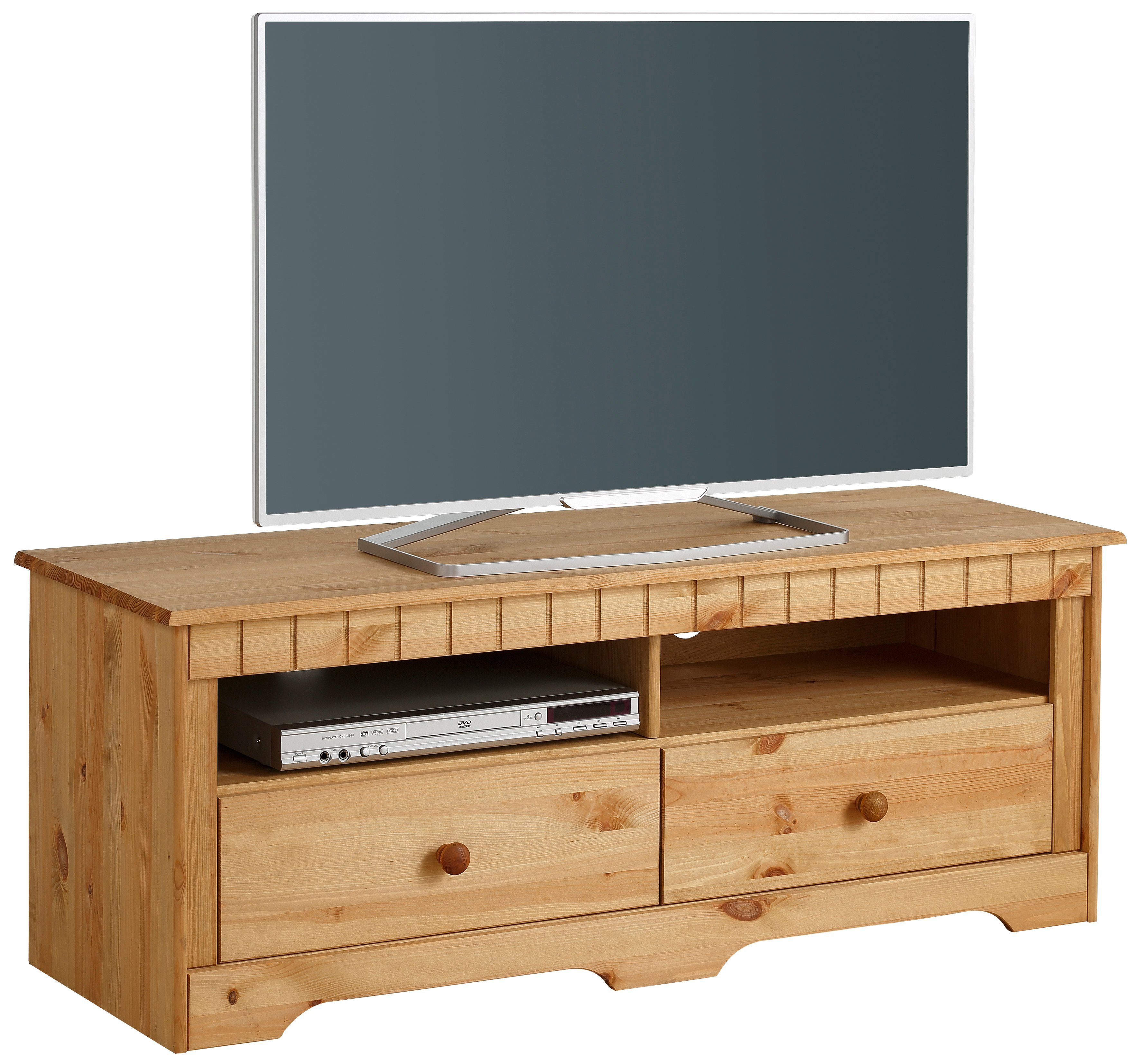 Home affaire Lowboard Pöhl, 120 cm breit, aus massiver Kiefer
