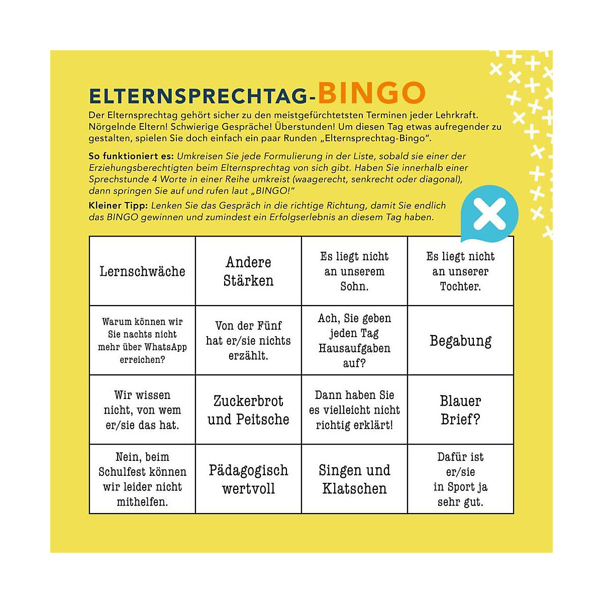 Wer jetzt lacht, hat es nie aus der Schule geschafft