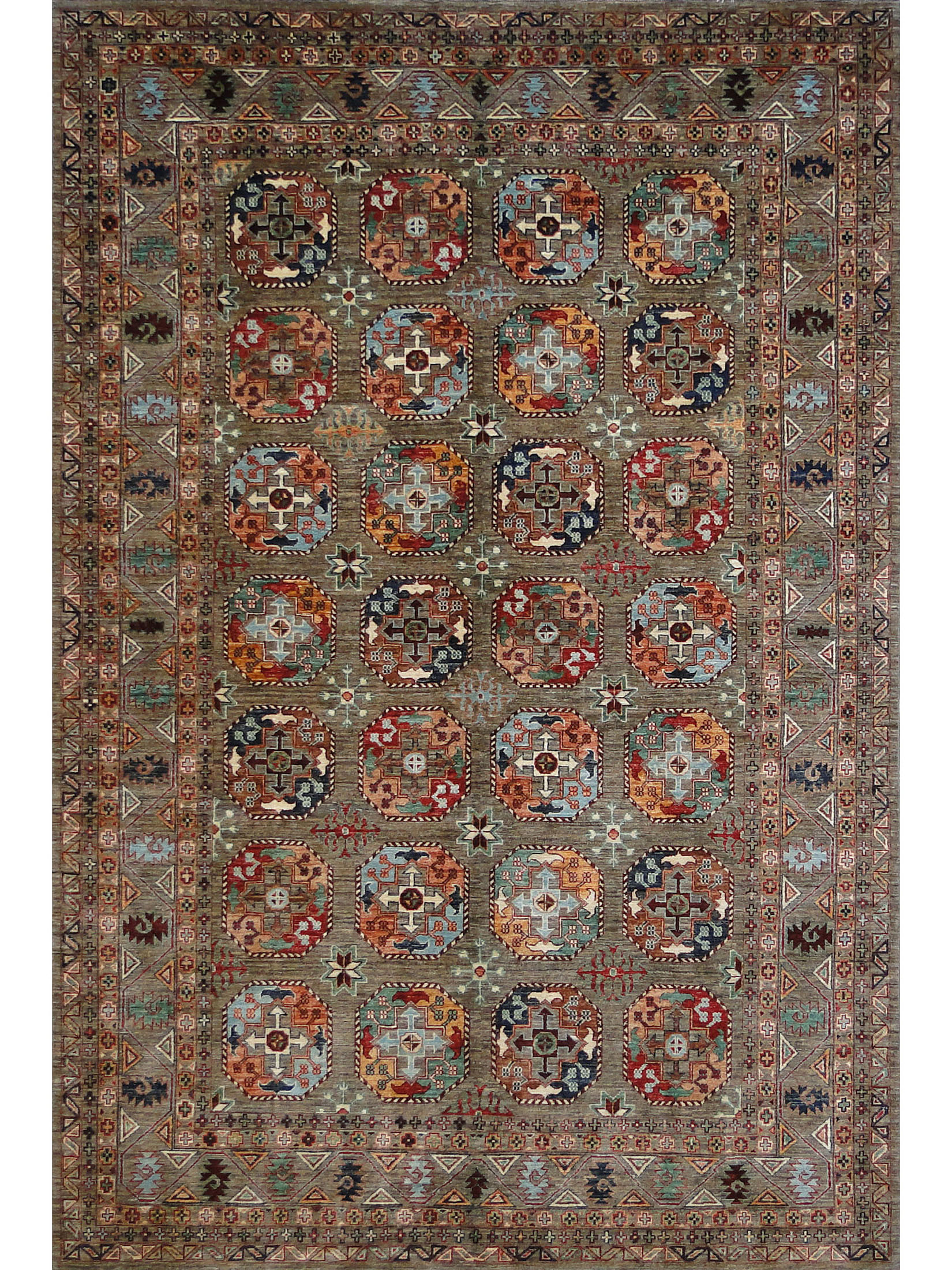 Buchara Ghazni ca. 206 x 313 cm, Unikat / Einzelstück