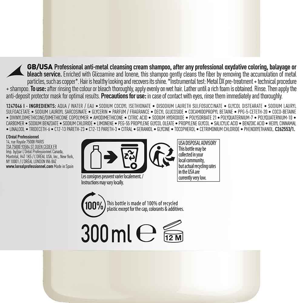 L&'Oréal Professionnel Serie Expert Metal DX Shampoo